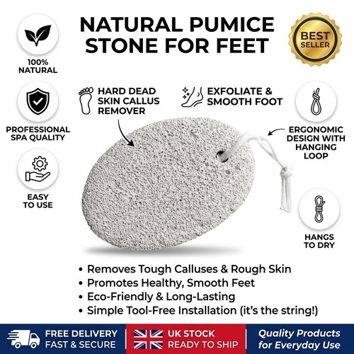 Natural pumice stone for - for, feet