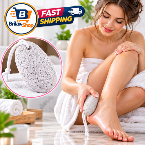 Natural pumice stone for feet - natural,